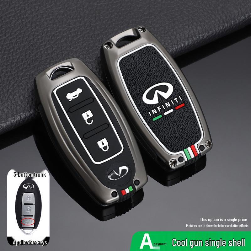 

Чехол для ключа Infiniti: Совместим с Q50L, Q70, QX50, QX60, FX35 - Металлический корпус и чехол для ключа