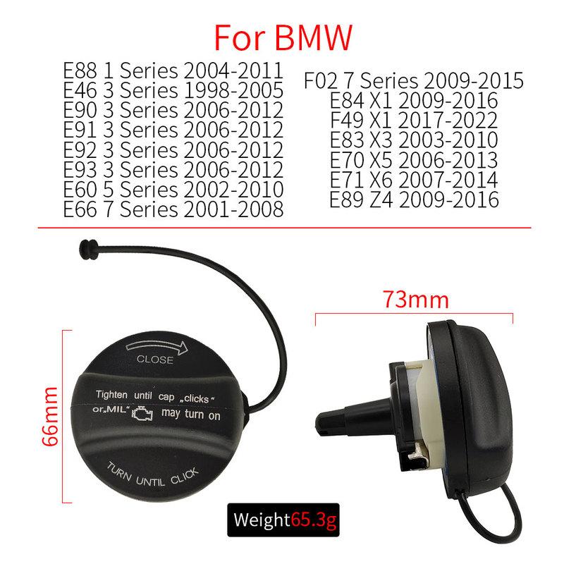 For BMW E88 E46 E90 E60 E70 F02 E84 E83 Car Fuel Tank Gas Cap Cover For BMW 1 3 5 7 Series X1 X3 X5 X6 118 520 525 516117222391