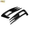 Glossy Black Front Fog Lamp Eyebrow Cover Trim Fit For Golf MK7 2014 2015-2017