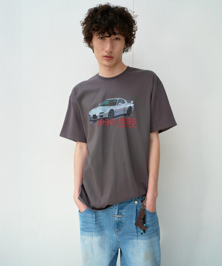 THEVINYLHOUSE Old Car Tee 2Colors (Vh2Dsut502A)