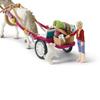 Calèche pour le spectacle équestre, coffret schleich avec 32 éléments inclus dont 1 cheval schleich et 1 personnage, coffret