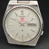 GENUINE VINTAGE SEIKO EXPO 70 AUTOMATIC JAPAN MENS SILVER DIAL WATCH a708790-1