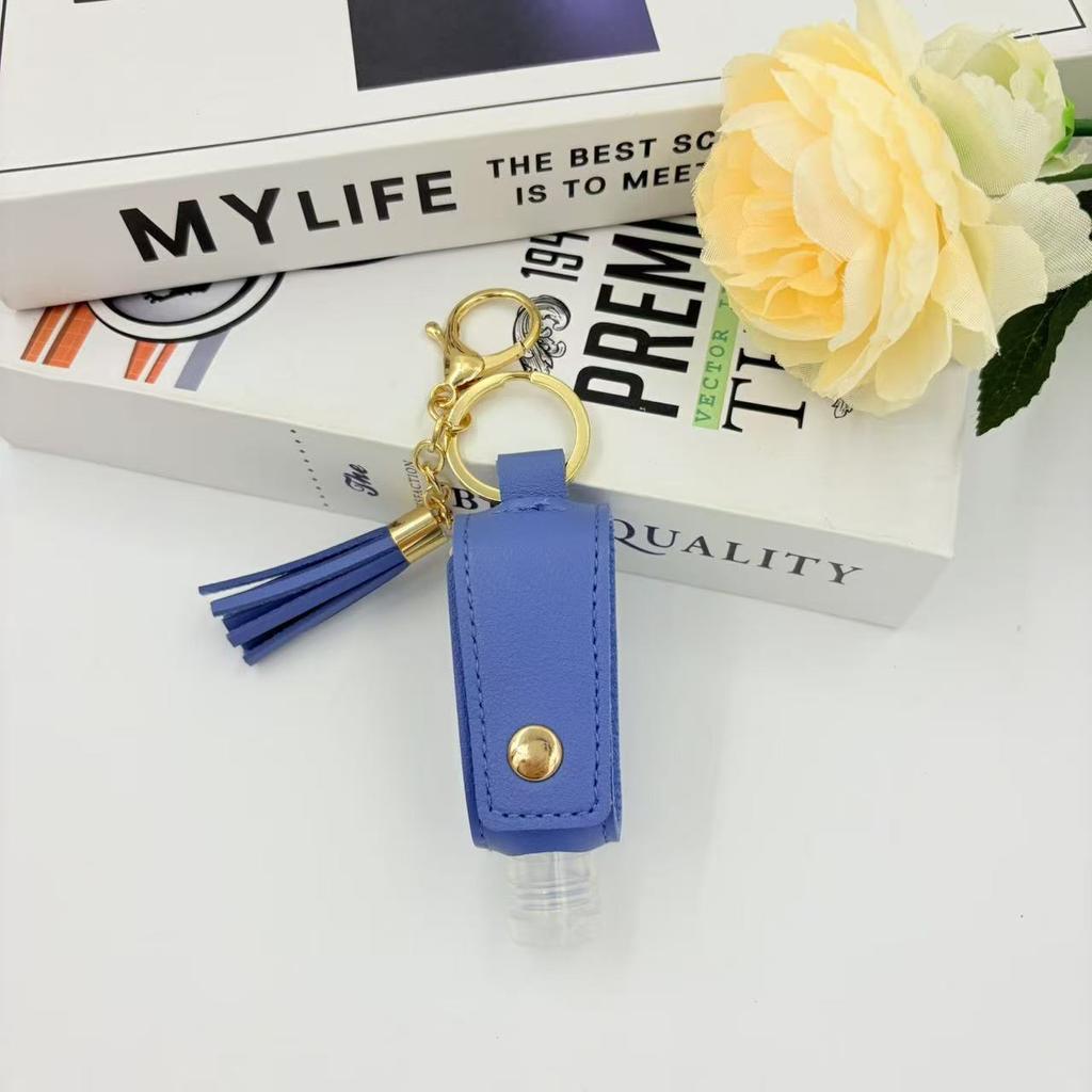 Portable Refillable Sanitizer Antibacterial Key Holder Pendant Ornament