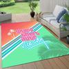 Grand Theft Auto2 Flannel Pattern Square Carpet,Area Rug,Carpet Rug for Living Room Bedroom Sofa Playroom Decor,Non-slip Floor Mat