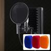 High Density Foam Microphones Cover Triangular Shape Noise Reductions Studio Recording Accessory