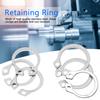 120pcs Stainless Steel Snap Retaining Ring Circlip Assortment Set 9mm   14mm with Box