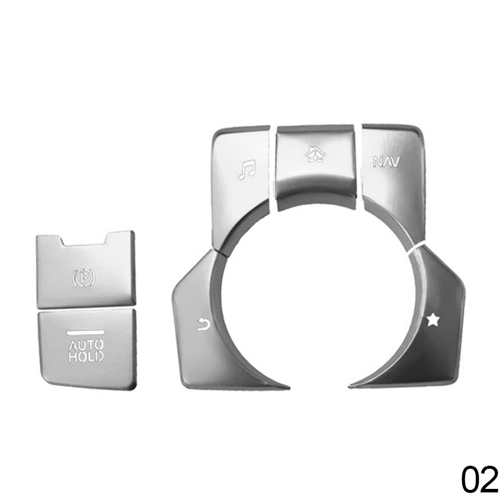 

7 шт. алюминиевый электронный стояночный тормоз автоматическая крышка кнопки парковки для CX-5 Mazda3 AXELA MAZDA6 ATENZA CX-3 CX-4 CAR STYING For left hand drive серебряный