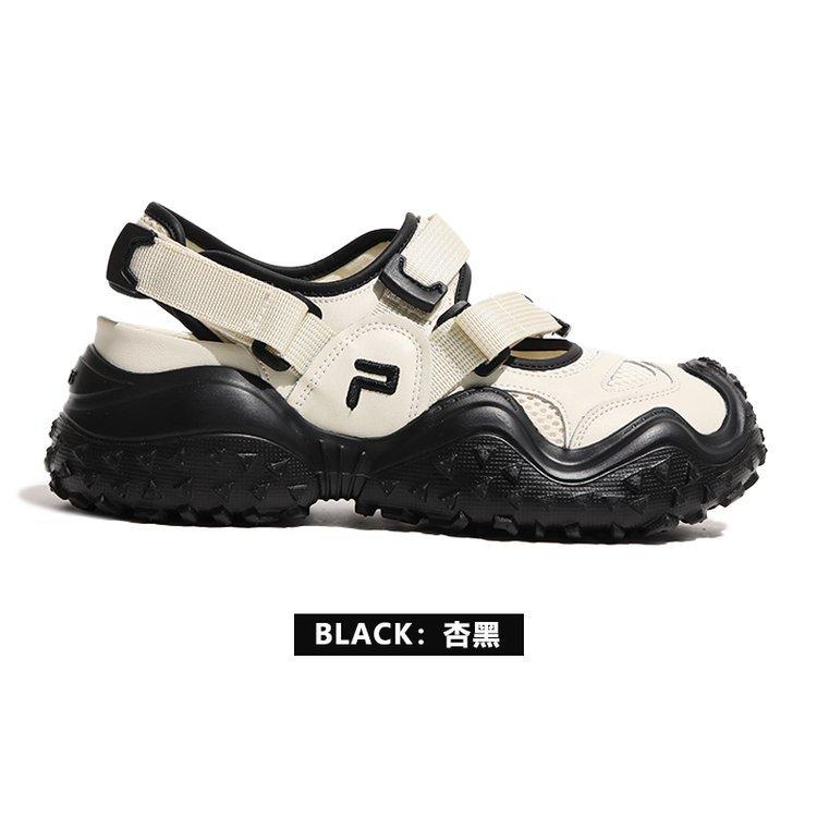 Cave ugly cute thick-soled dad bag head sports sandals women's summer wear hollow 2025 new mesh breathable