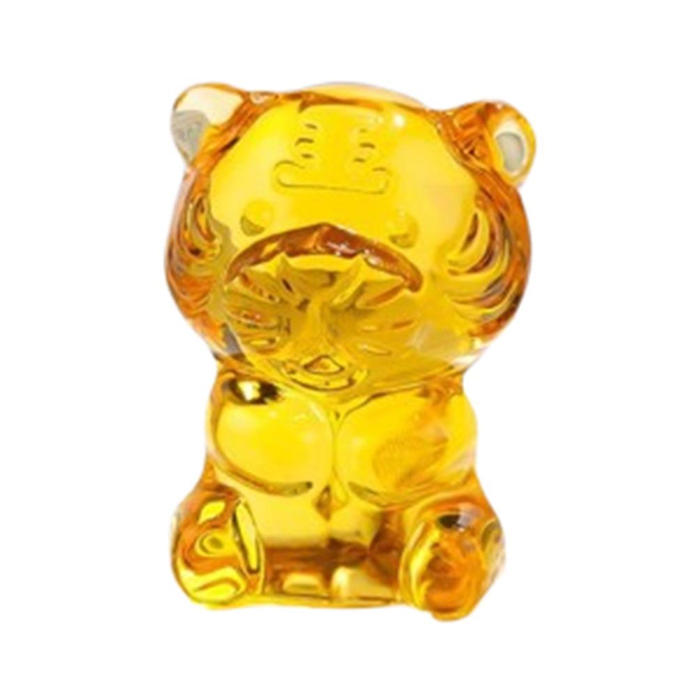 Crystal Cartoon Animal Figurines Elegant Mini Miniature Figure  Desktop Ornament