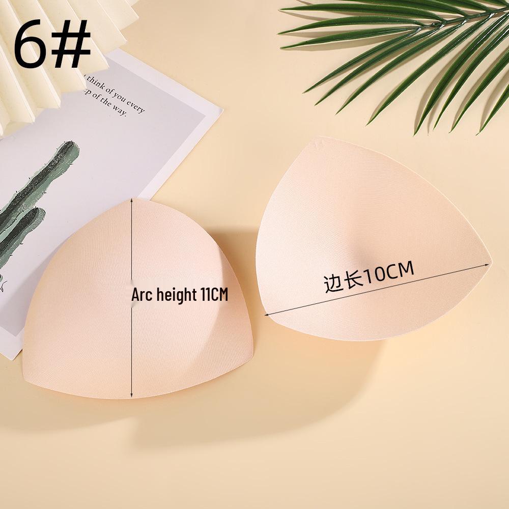 Triangle Insert Thick Breathable Chest Pad for Swimwear, Dresses, and Strapless Yoga Wear