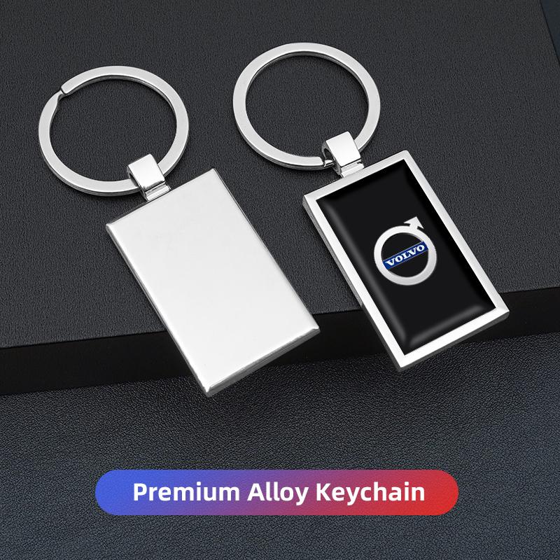 Juchq4 For Volvo Metal/ABS Car Logo Key Chain Keyring Auto Interior Accessorie For Volvo Rdesign V60 V40 XC60 XC90 S60 C30 V50 V70 XC40
