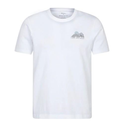 Mountain Warehouse Mens Lake District Chest Print T-Shirt
