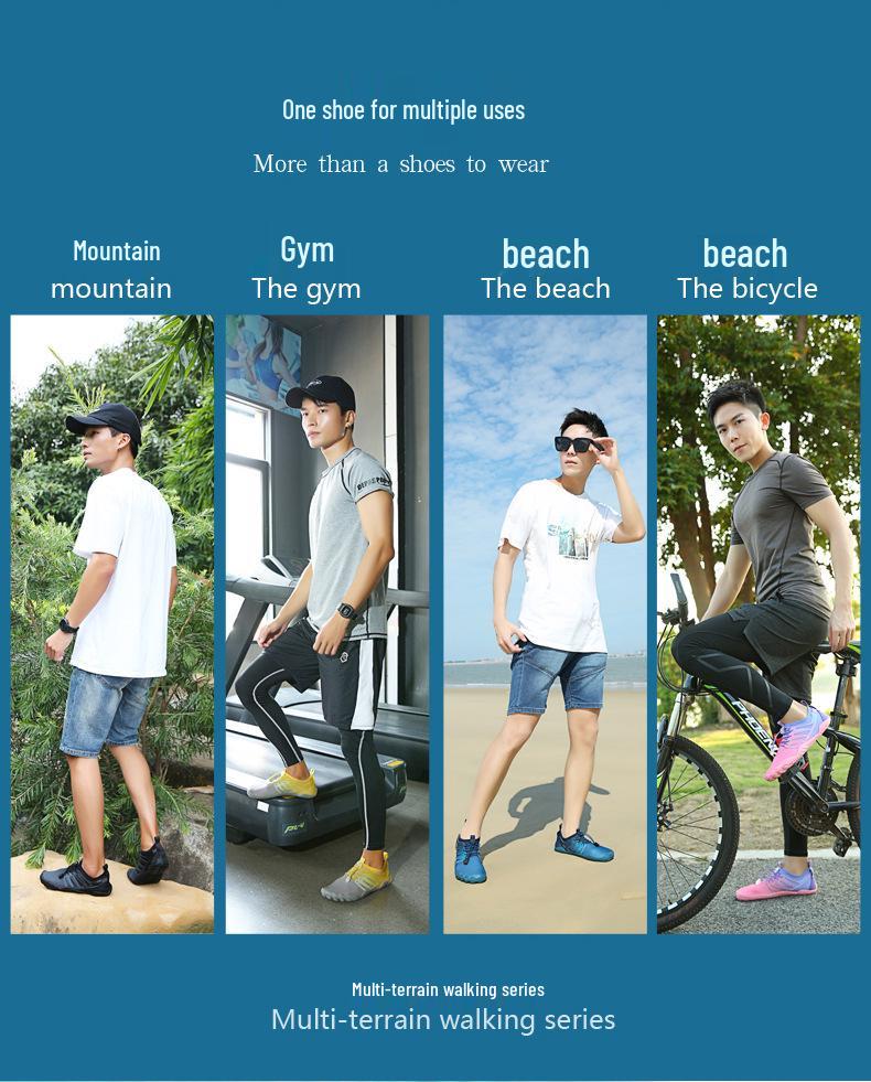Pánské rychleschnoucí vodní boty Creek: Prodyšné, Protiskluzové, Odolné proti opotřebení pro plavání, Pláž, Turistiku - Unisex design