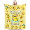 Cute Kitten Cartoon Flannel Throw Blanket Multi Cat Floral Paw Print Soft Warm Blanket for Cat Lover Girl Bedroom Sofa Gift