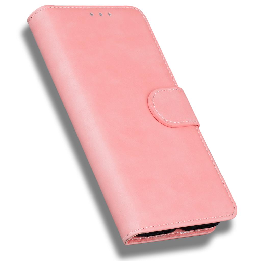 Etui dla Samsung Galaxy A55 5G Jednokolorowe Skórzane Etui na Telefon Portfel