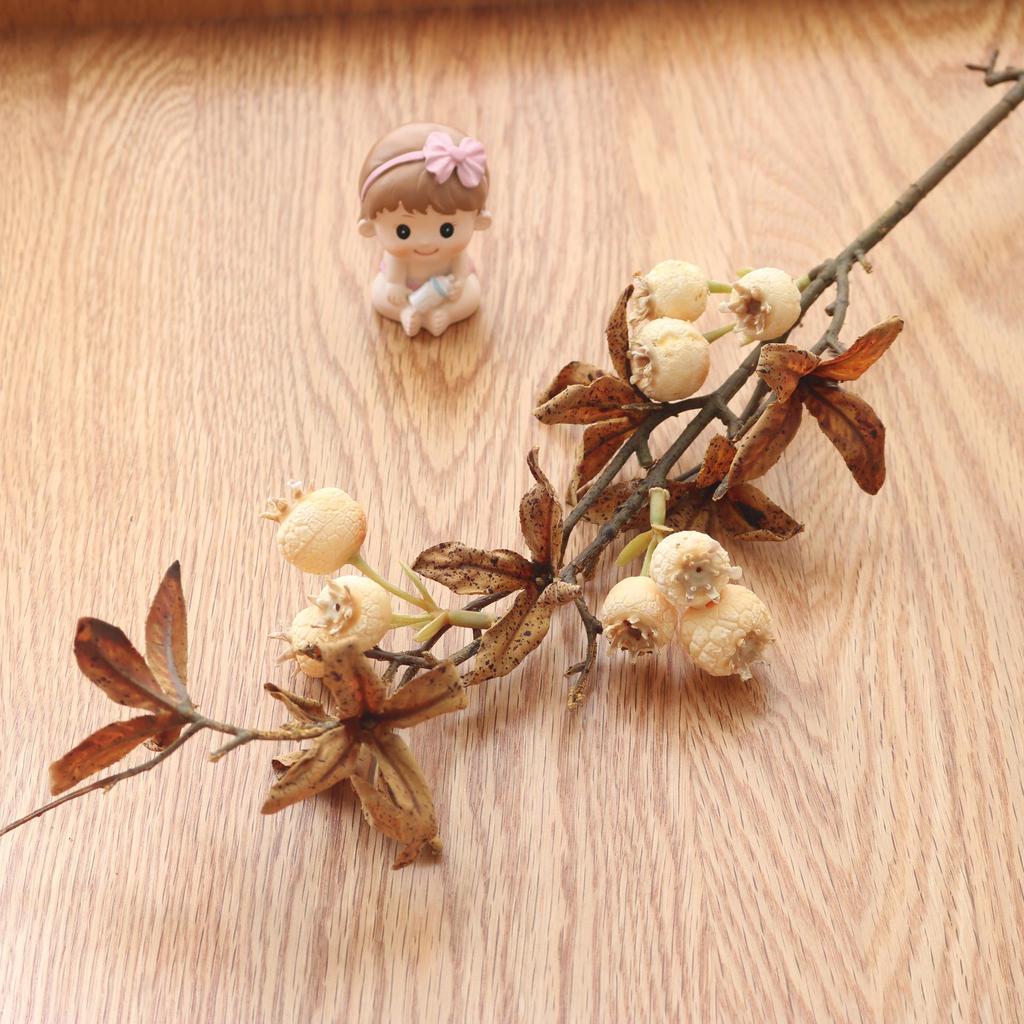 Artificial Holly Berry Branches - Red Fruit Ornaments for Christmas & Spring Festival Floral Decorations