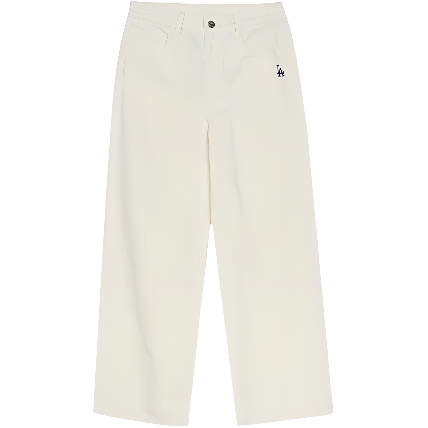 

New MLB Los Angeles Dodgers Casual Pants Women s Beige 3FDPV0151-07CRS M