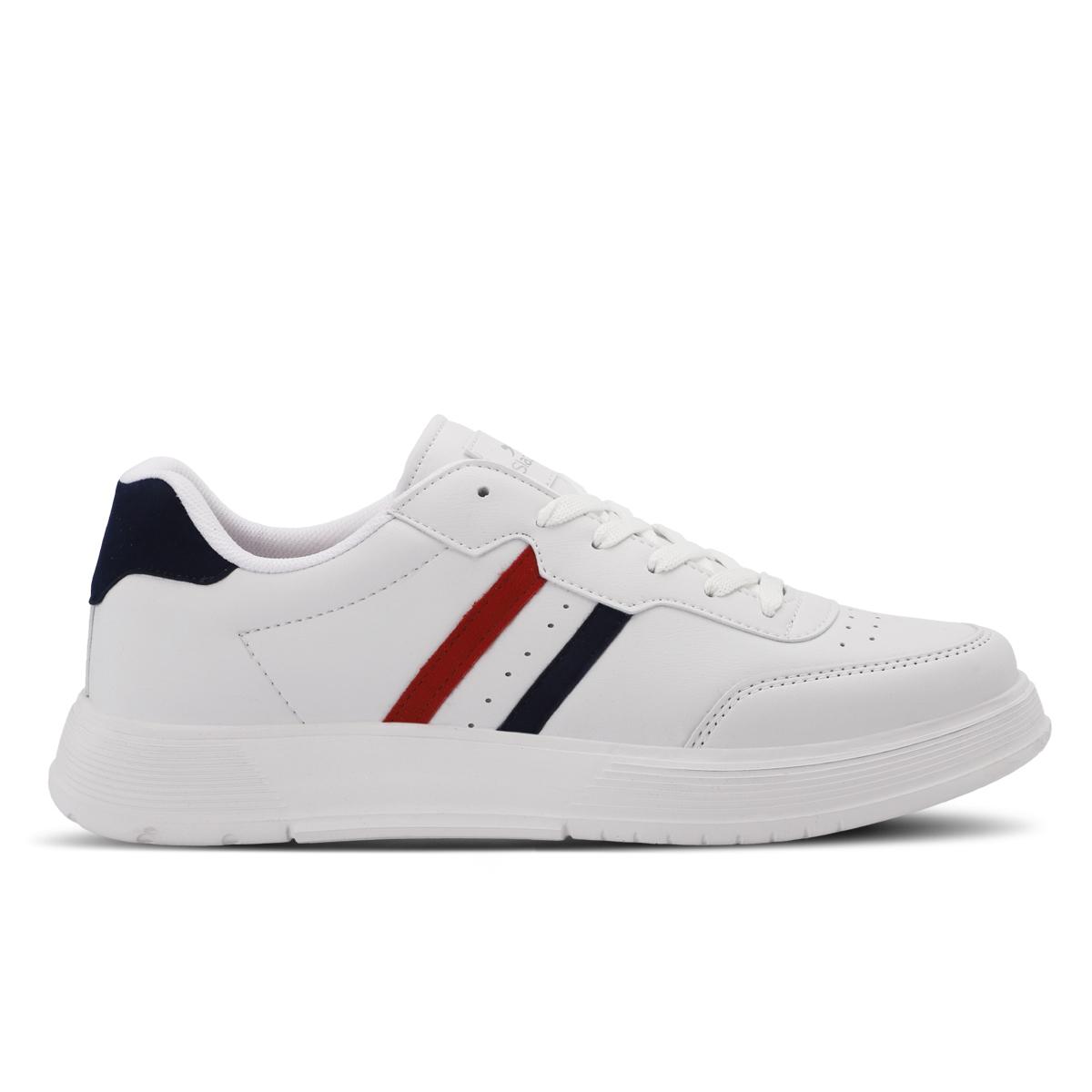 

ZIPPER I-White / Navy Blue / Red Men s Sneakers 43 темно-синий/белый