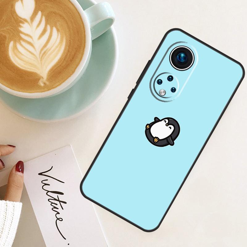 Cartoon Penguin For Honor Magic 8 Pro 7 6 5 Lite Case For Honor 400 200 50 70 90 X8c X9a X9b X9c X9d Win RT