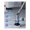 Electric Bath Cleaning Brush, Bath Polisher, 9 Replacement Brushes Included, 28-128cm Length Adjustment, 2 Angle Adjustments, 120 and 180, 3