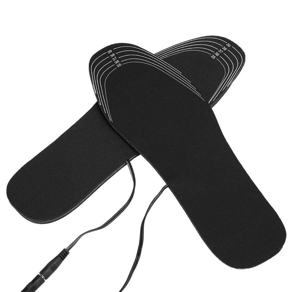 Cuttable USB Electrically Heating Insoles Foot Warmer Heating Shoe Pad Winter Electric Heated Insoles for Women Men