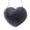 Love Imitation + Rabbit Fur Plush Bag, Various Colors Peach Heart Women's Bag, Valentine's Day Gift, Trendy Plush Bag