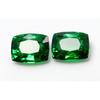 21.65 Loose GEMSTONE Cushion Cut Natural Tsavorite Garnet Pair   Quality