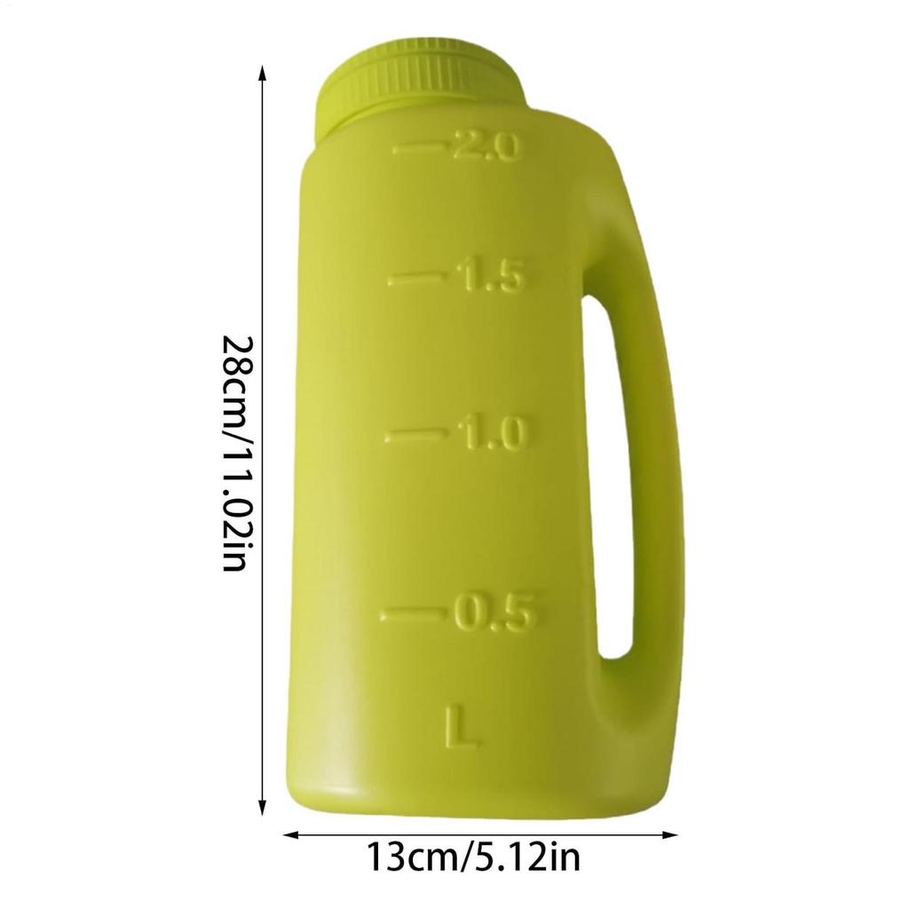 2L Hand Held Salt Spreader Manual Ice Melt & Fertilizer Distributor for Garden, Lawns, Sand, Grass Seed & Winter De-icing