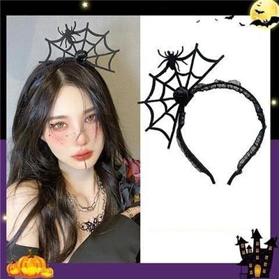 Halloween Pajęcza Sieć Kształt Opaski Rave Party Nowość Cosplay Kostiumy Akcesoria Dla Dorosłych Dzieci Fotografia Prop