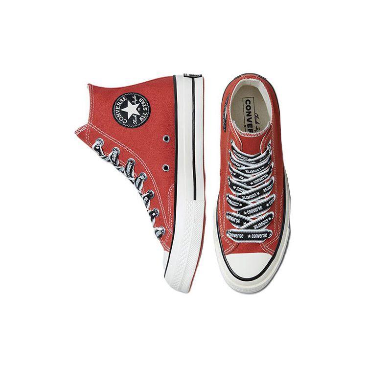 Converse Chuck Taylor All Star 1970s Classic Trend Durable High-Top Canvas Shoes Unisex sneaker Orange A01803C