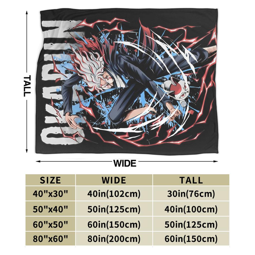 Anime Okarun Dandadan Flannel Blanket Awesome Throw Blankets for Sofa Bedding Lounge 125*100cm Quilt,