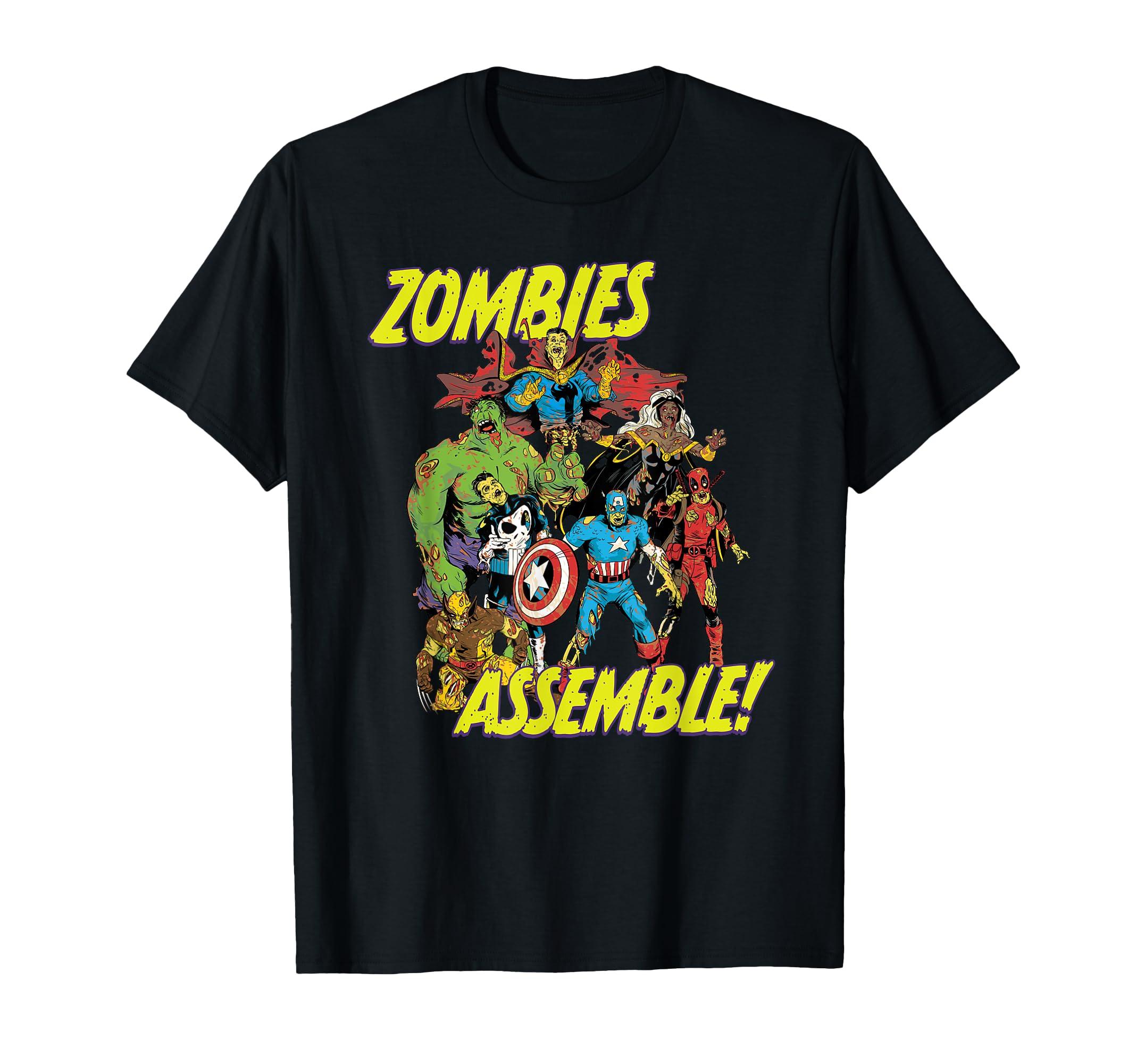

Marvel Zombies Superhero Zombies Assemble Halloween T-Shirt