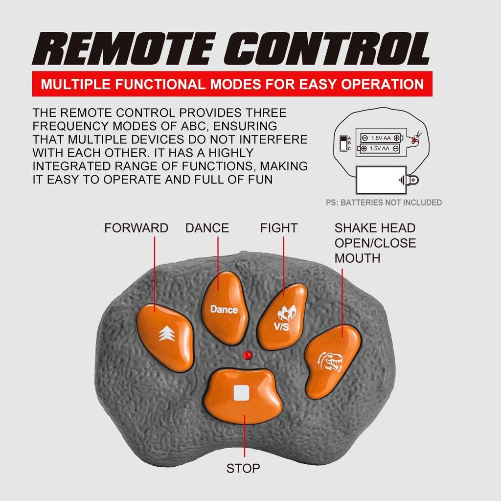 Remote Control Dinosaur Simulation Sound Electric Tyrannosaurus Rex Children's Toys