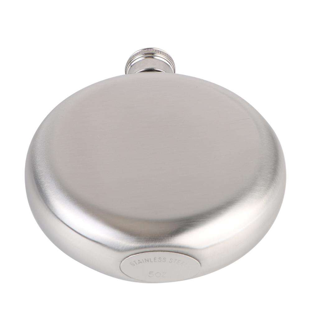 HILIFE Wine Bottle Drinkware Accessories Alcohol Hip Flasks Stainless Steel 5 Oz Round Whiskey Flask Russian Liquor Pot
