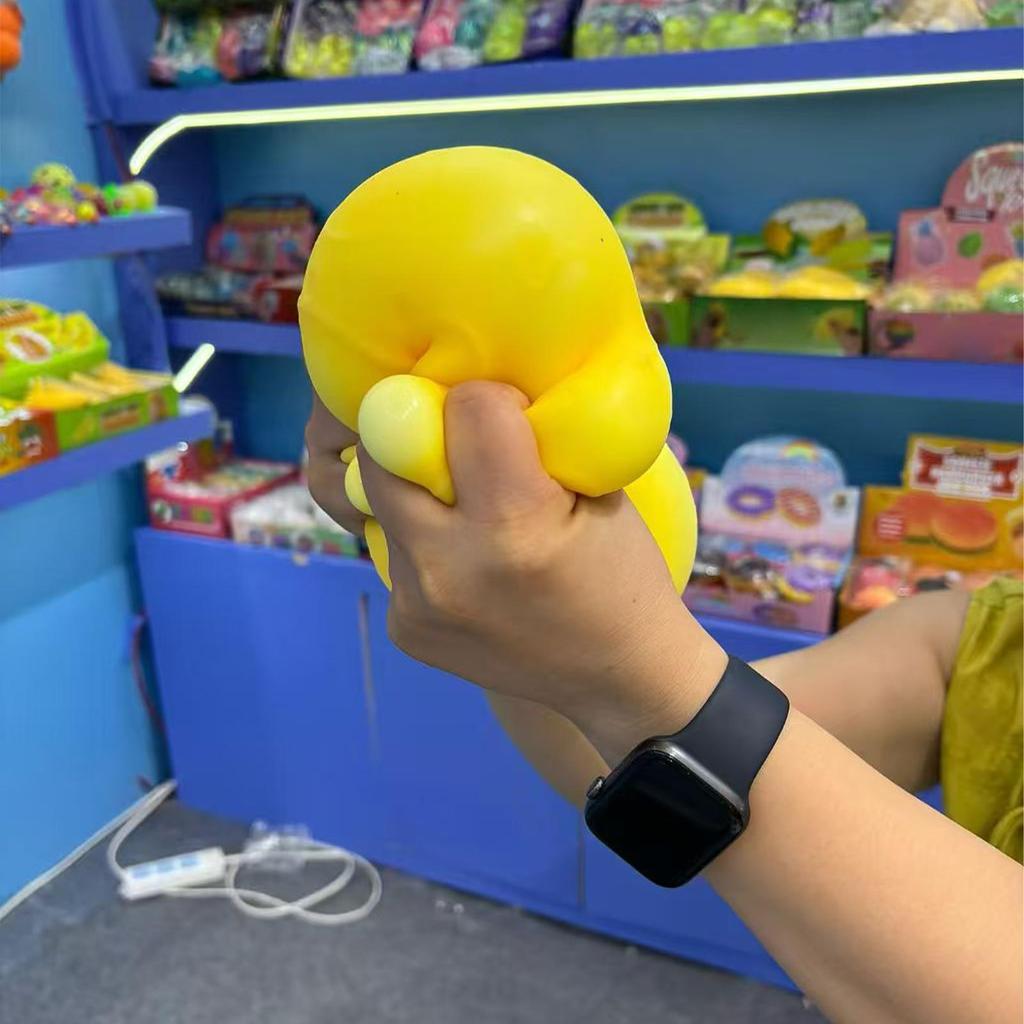 Giant Cheese Squeeze Toy Extra Large Size Cheese Squishy Fidget Toys Slow Rebound Shapeable Venting Ball for Adults Gifts