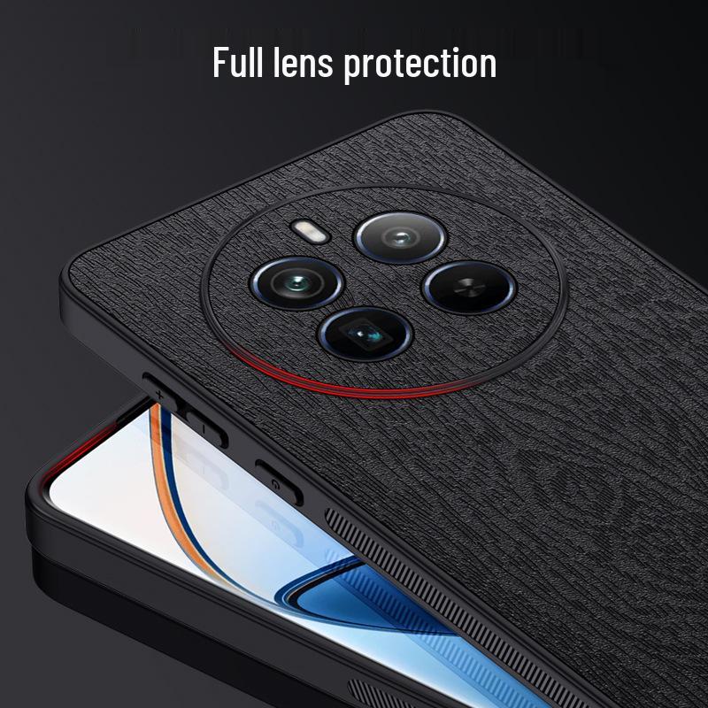 OPPO REALME GT6/V60 Anti-fall Bark Texture Phone Case
