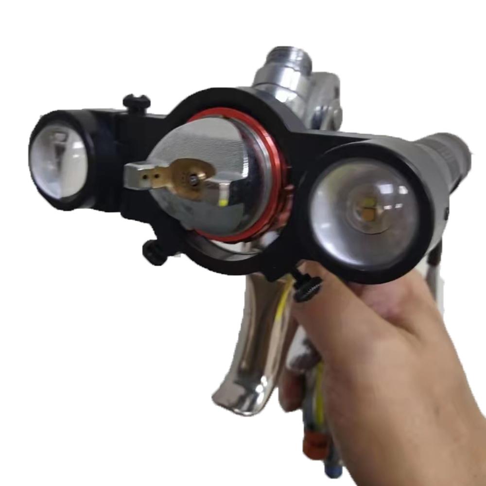 1x Spray Gun LED Light 3 Modes Adjustable For All Spray Guns Night Painting Work