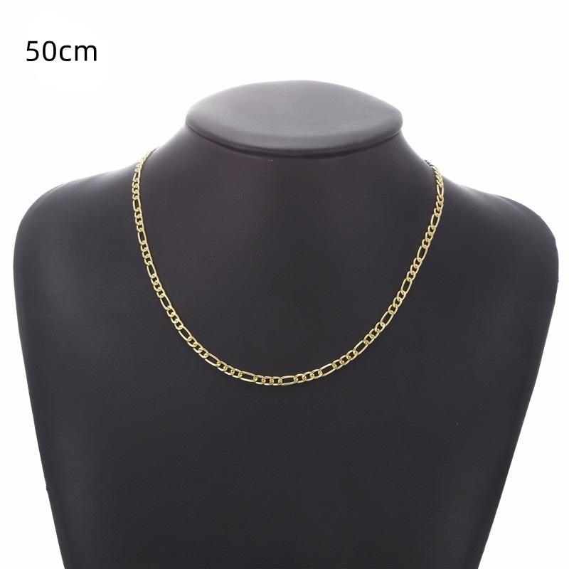 Men's Versatile Gold Necklace Chain - Fashionable Personality Jewelry