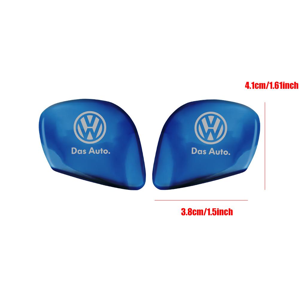Valve Stems Caps Car Gear Lever Shift Cover Sticker Decor Auto Accessories For Volkswagen VW GTI Golf Polo Passat Tiguan RLine M ze1