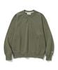 UNIFORM BRIDGE Ae Button Snap Sweatshirt Olive