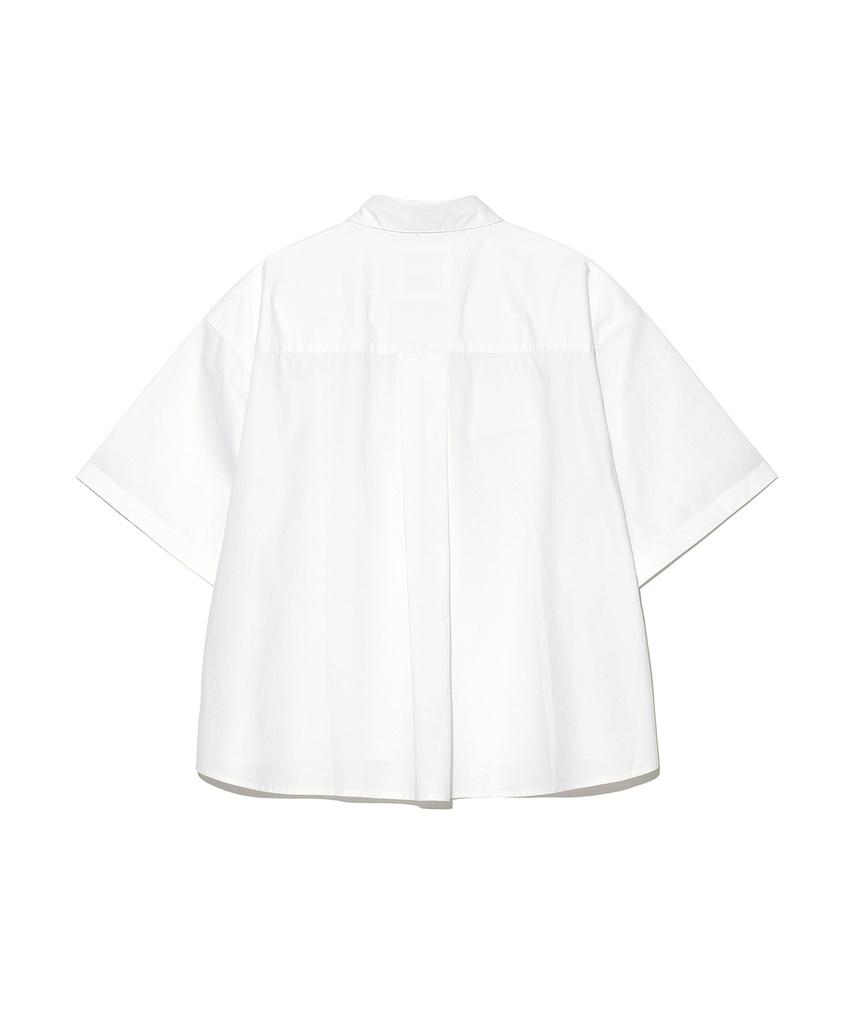 LEE Women'S Crop Short Sleeve Shirt White