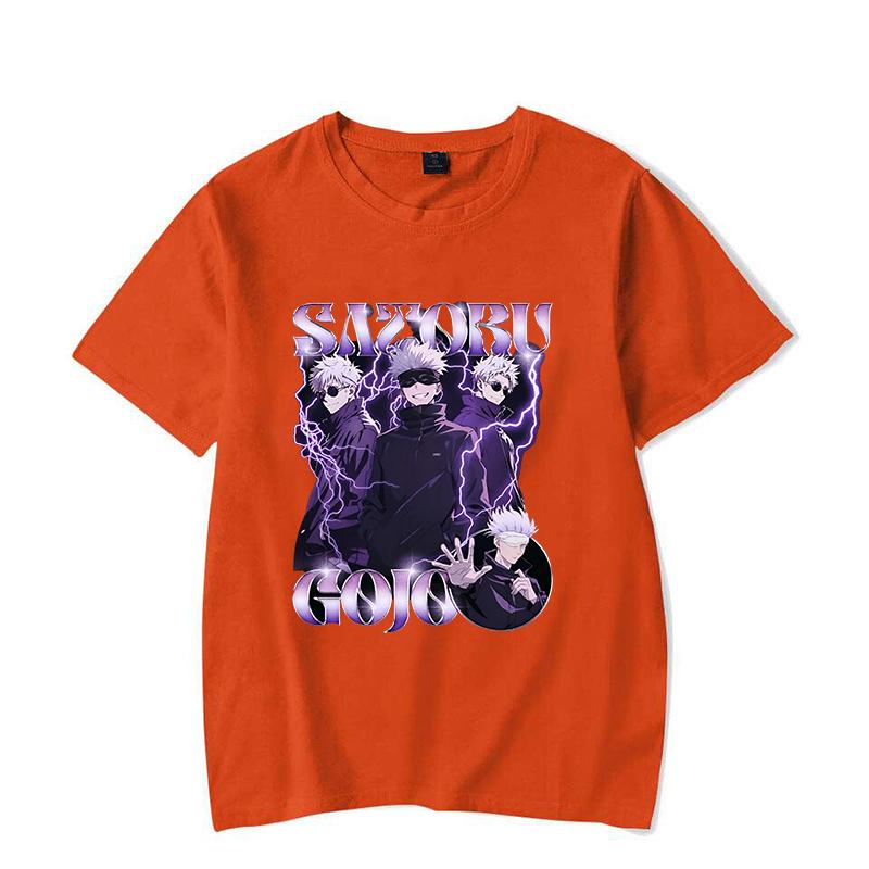 Hot Anime Gojo Satoru T-Shirt Men Women T Shirt Cosplay Clothes Streetwear Tee Shirt Plus Size Tops
