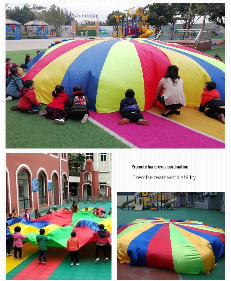 Rainbow Umbrella Early Education Outdoor Parent-Child Toys and Sports Equipment for Kids