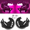 Matt Black For Honda GOLDWING GL1800 Brake Disc Rotor Covers LED 2001-2014 For HONDA F6B 2013 2014 2015