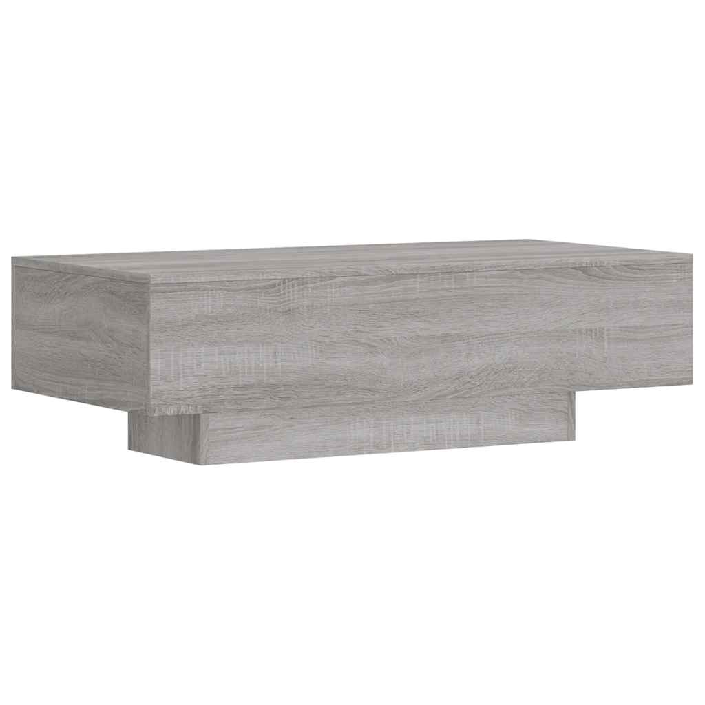 Coffee Table Gray Sonoma 100x49.5x31 cm Particleboard