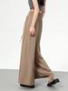 Übergröße Damen Einfarbig Elastisch Hohe Taille Locker Hose Sommer Koreanisch Oversized Weitbein Hose Dünn Gerade Lässige Hose