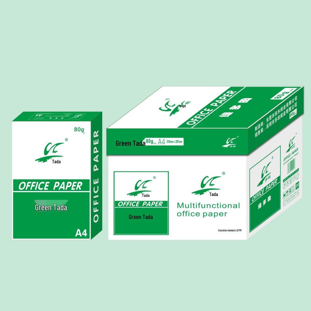 Tada 80g A4 Copy Paper - Full Box for Office Printing, White Draft Paper