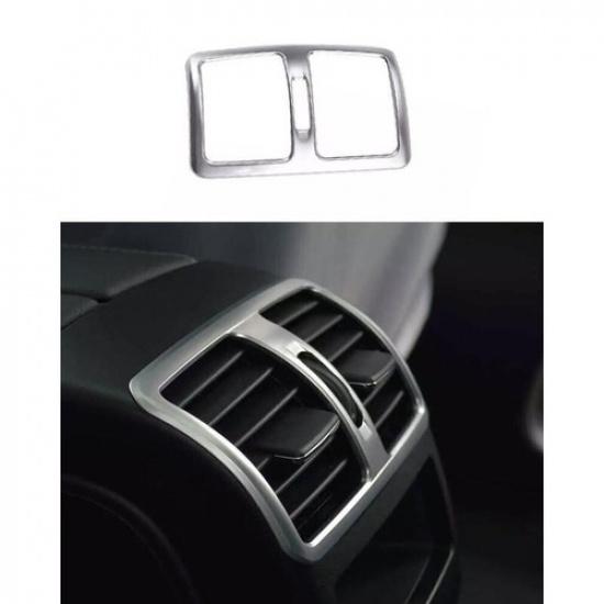 Matte Silver Central Console Air Outlet Vent Cover For Benz GLK Car Inner 09-15