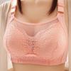 2024 Plus Size Lace Bandeau Bra with Side Support – Minimizes Big Bust for Moms
