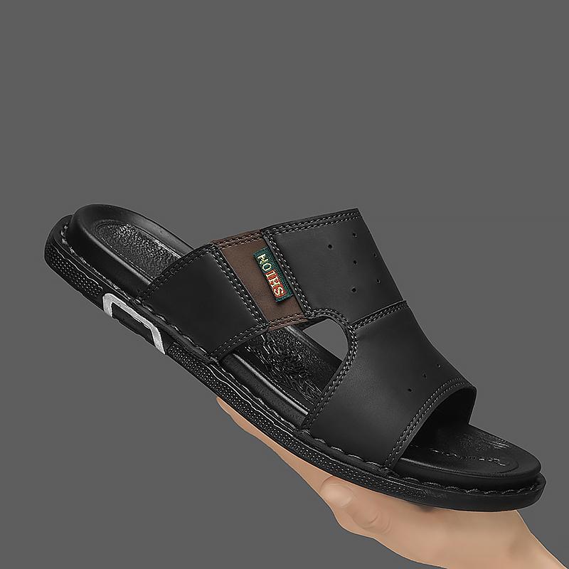 Fashion CYYTL Mens Summer Slippers Casual Shoes Beach Sandals Outdoor Slides Walking Comfort Leather Luxury Designer Lightweight Fashion